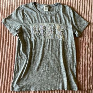 VS PINK SHIRT (SEQUIN)